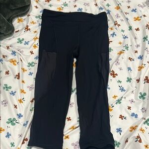 Black Cropped Leggings